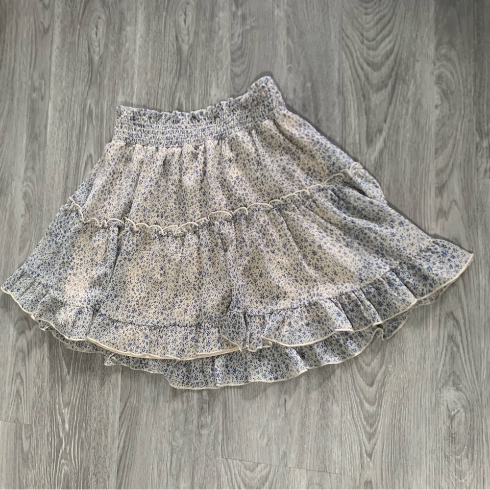 Peach Love California Ruffled Skirt Size Medium